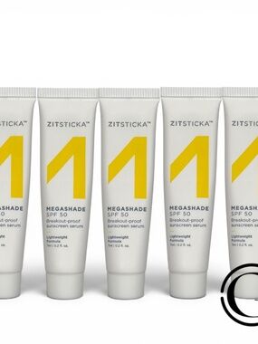 PACK OF 5 ZITSTICKA MEGASHADE SUNSCREEN SERUM SPF 50 7 ml / 0.2 fl oz EACH